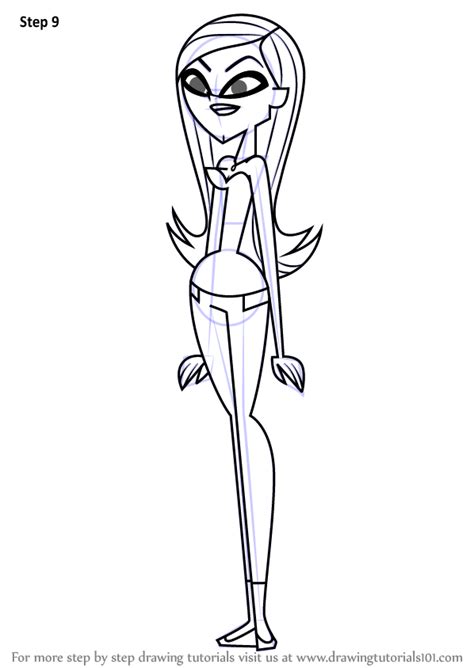 Learn How To Draw Dakota From Total Drama Total Drama Step By Step