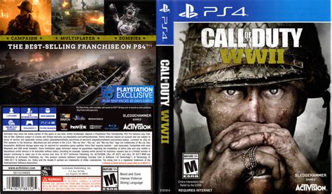 Call Of Duty Ww2 2017 Ps4 Cover Dvdcovercom