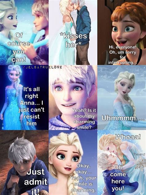 Frozen Anna Elsa And Jack I Can T Take This Anymore Too Much Cuteness I Want A Jelsa