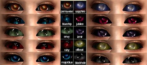 Mod The Sims Default Replacements Alien Eyes With Gelydhs Space