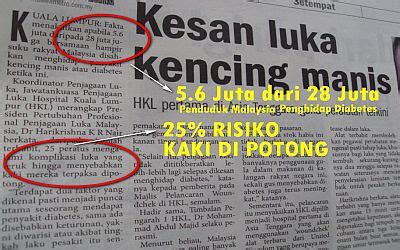 Sukar untuk membayangkan derita yang terpaksa ditanggung. Kesan Penyakit Kencing Manis Diabetes | Vitamin Cerdik by ...