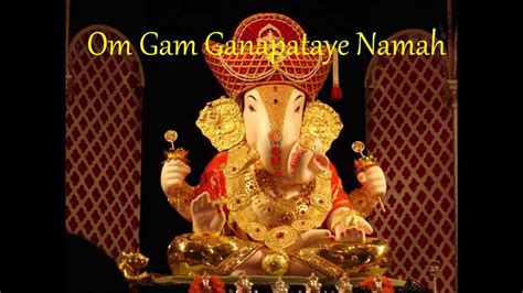 Om Gam Ganapataye Namah 108 Times Dagdusheth Ganpati Ganesh