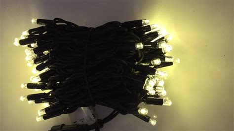 100l Ip65 Christmas Led Fairy Light Black Rubber Chain String Light