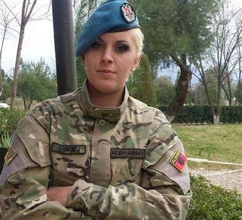 Albanian Military Albanian Solider Nato Forces Military Girl