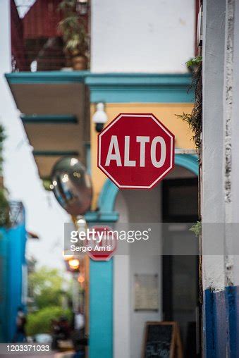 Alto Stop Sign High Res Stock Photo Getty Images