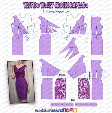 The Sewing Pattern For A Dress With An Open Back And Short Sleeves Is