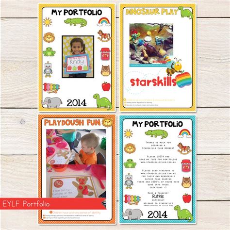 Eylf Portfolio Starskills Preschool Portfolio Preschool Activities