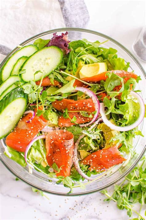 Easy Smoked Salmon Salad
