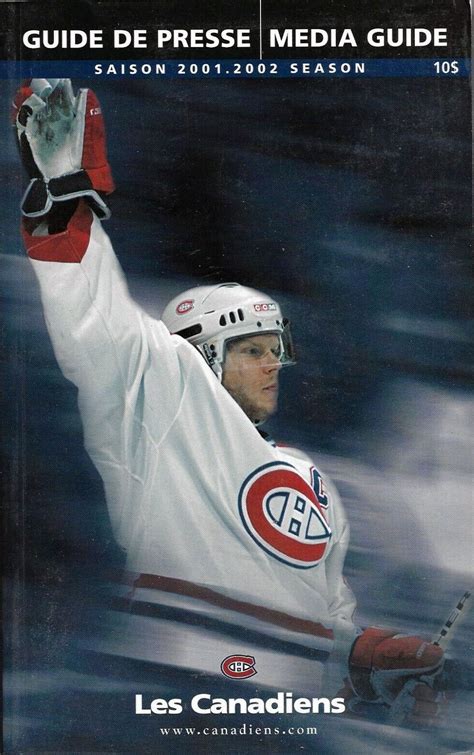 2001 02 montreal canadiens media guide sportspaper wiki