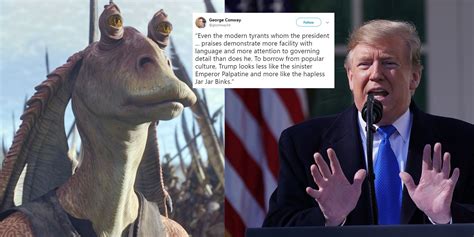 Kellyanne Conways Husband Quotes Article Comparing Trump To Jar Jar