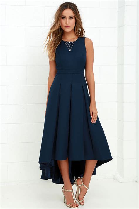 Get the best deals on navy blue dresses for wedding and save up to 70% off at poshmark now! Lovely Navy Blue Dress - High-Low Dress - Formal Dress ...