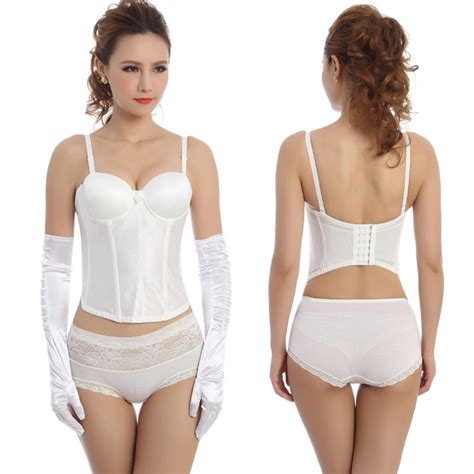 Buy Super Deal Women Wedding Dress Corset Top Sexy Corselet Overbust Corsets