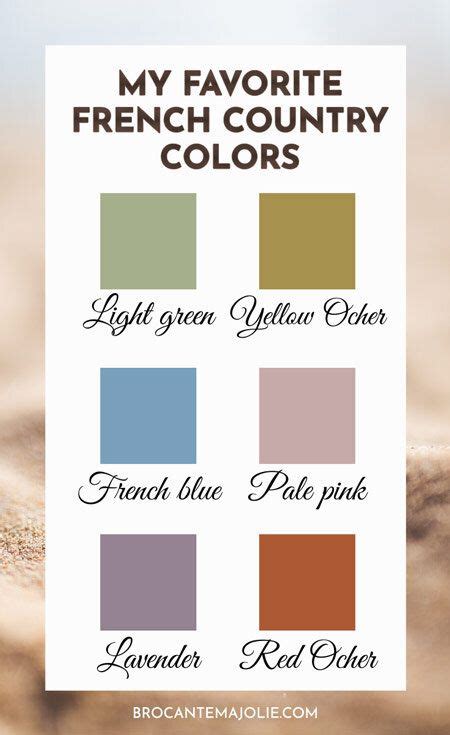 Contrasting cream colored cabinets set off the prep island. French Country Color Palette : 2020 Beginner's Guide ...