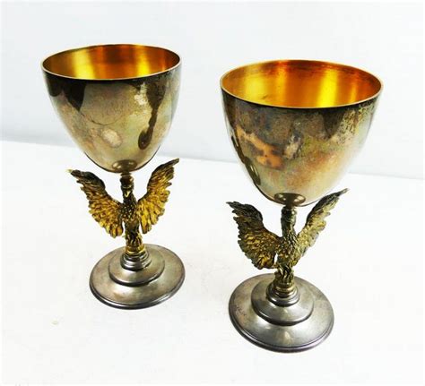 St Pauls 300th Anniversary Commemorative Silver Chalice Cups Mugs