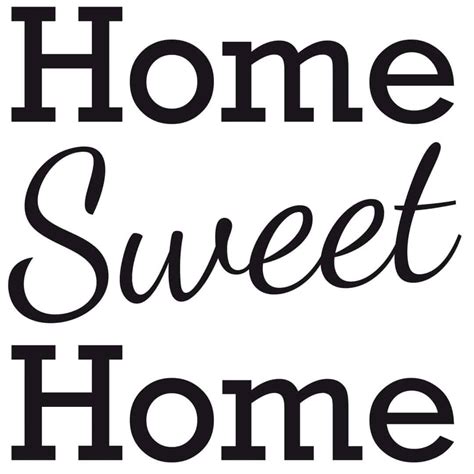 Home Sweet Home 2 Wall Sticker Wall