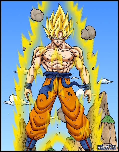 Son Goku Ssj Full Power 02 By Dbzwarrior On Deviantart