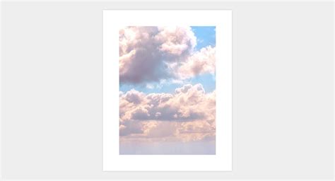 Shop Dreamy Blue Clouds By Newburyboutique Available As A T Shirt Art