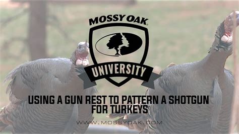 Using A Gun Rest To Pattern A Shotgun For Turkeys Youtube