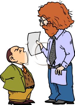 Which object is taller and which is shorter? Royalty Free Cartoon Clipart