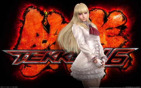 Download Lili Rochefort Tekken Long Hair Blonde Glove White Dress Dress Video Game Tekken 6 Hd