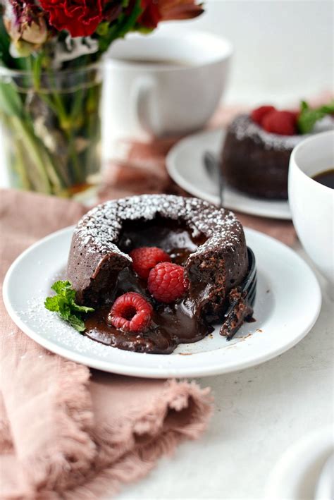 Molten Chocolate Lava Cakes For Two Simply Scratch
