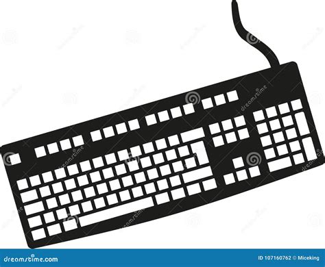 Computer Keyboard Key Icons Cartoon Vector 2577701