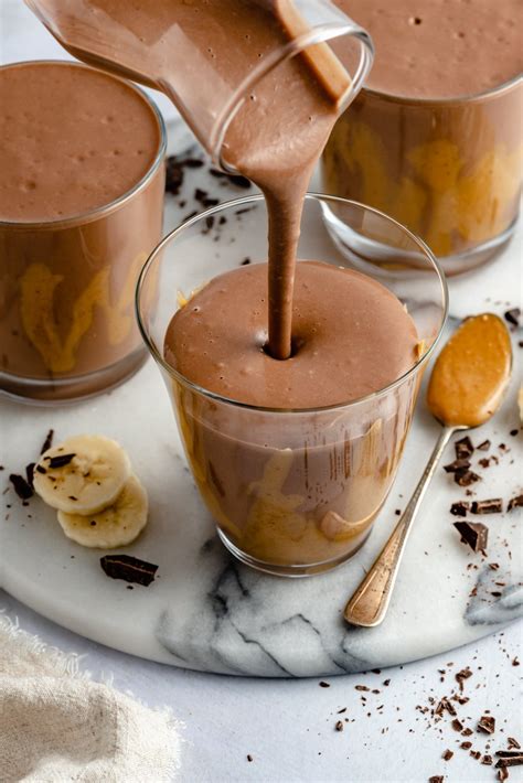 Chocolate Peanut Butter Banana Smoothie Ambitious Kitchen