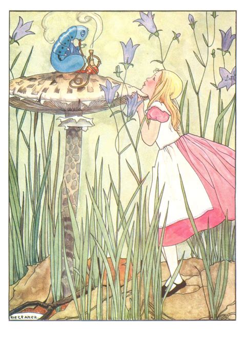 Alice Meets The Caterpillar By Erven Rie Cramer From Alices
