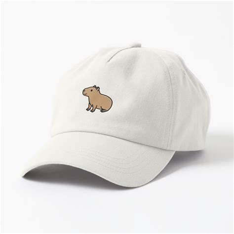 Capybara Cap For Sale By Littlemandyart Redbubble