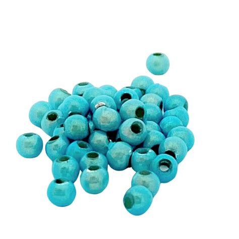 4mm Miracle Beads Pack Of 50 Aqua Spoilt Rotten Beads