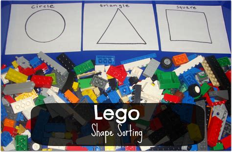 Lego Shape Sorting | Shape sorting activities, Kids fun learning, Shape sort