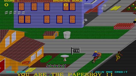Paperboy 1984 Atari Arcade Game Youtube