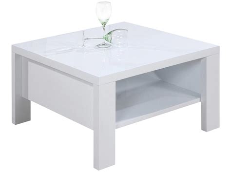 Only 1 available and it's in 1 person's cart. High Gloss White Square Coffee Table with Shelf | eBay