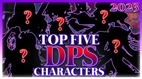 Top 5 Best Dps Characters In Genshin Impact 2023 Genshin Impact Videos