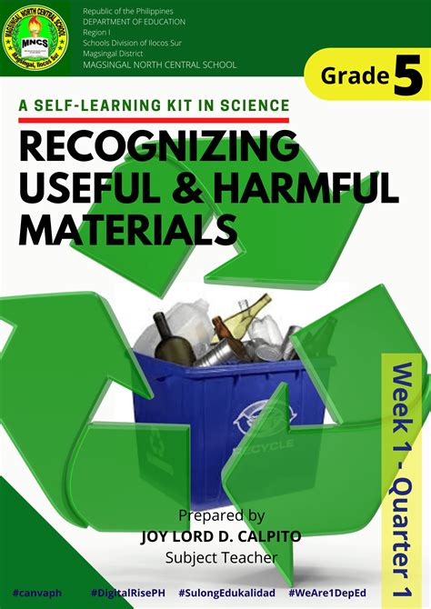 recognizing useful and harmful materials Quiz - Quizizz