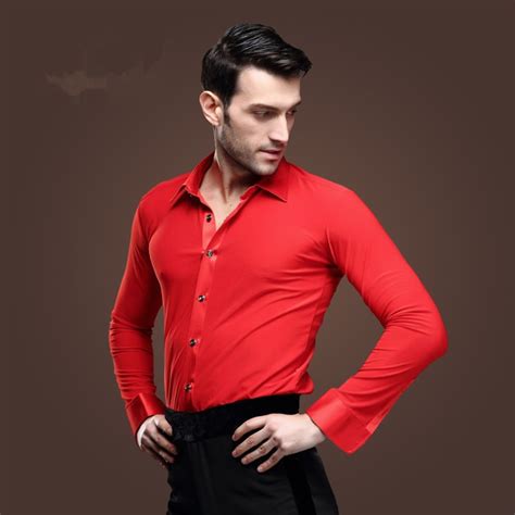 male latin male adult latin dance shirt mens shirts latin clothes modern dance rumba cha cha