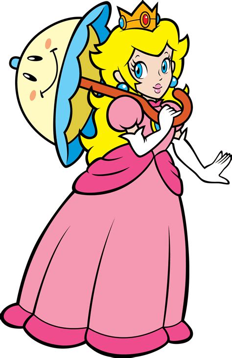 Super Mario Princess Peach With Perry 2d By Joshuat1306 On Deviantart