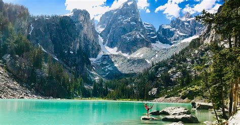 Delta lake state park is located on a peninsula that extends into delta reservoir. Delta Lake Hike Grand Tetons - Honey Let's Travel