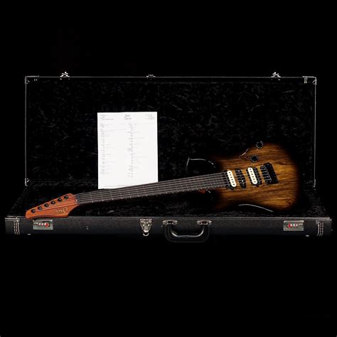 Suhr Custom Modern Black Limba Blackburst Guitars Electric Solid Body