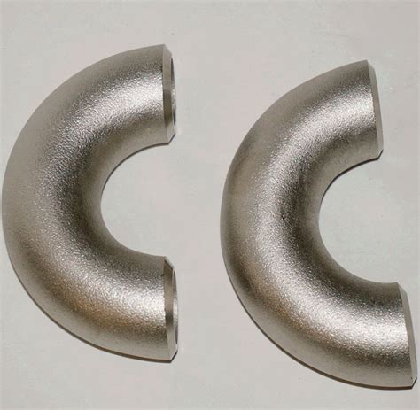Marine grade 180 degree long radius aluminum pipe elbows