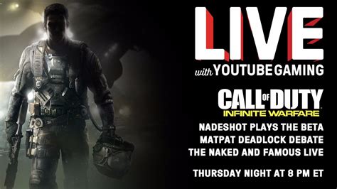 Live With Youtube Gaming Episode Call Of Duty Battlefield The