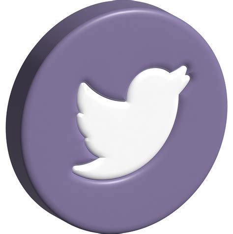 Free 3d Twitter Symbol Logo 18885102 Png With Transparent Background