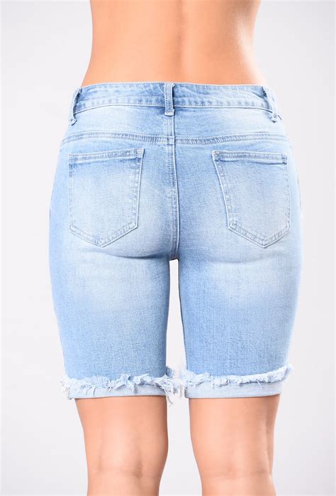 Every Season Shorts Blue Fashion Nova Jean Shorts Fashion Nova