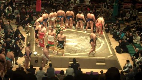 Opening Day Of The Grand Sumo Tournament In Japan 1911 Youtube