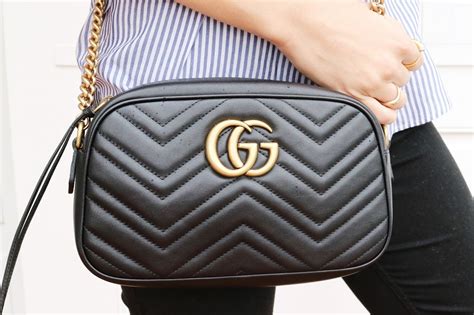 Whats In My Bag Gucci Marmont Camera Bag Review Necessary Nothings