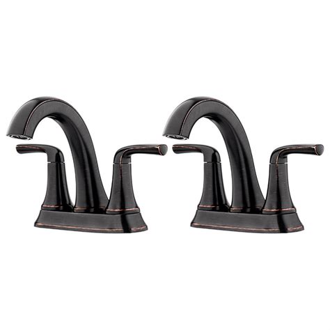 Free delivery for many products! Pfister Ladera 4 in. Centerset 2-Handle Bathroom Faucet in ...