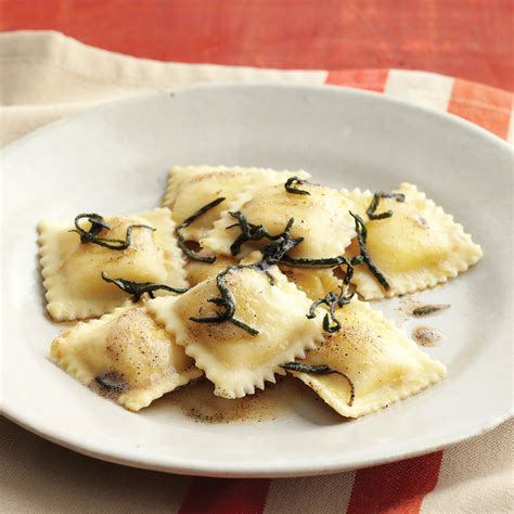 Cheese Ravioli With Brown Butter And Sage