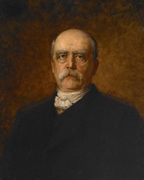 Portrait Of Otto Eduard Leopold Von Bismarck Painting By Franz Seraph