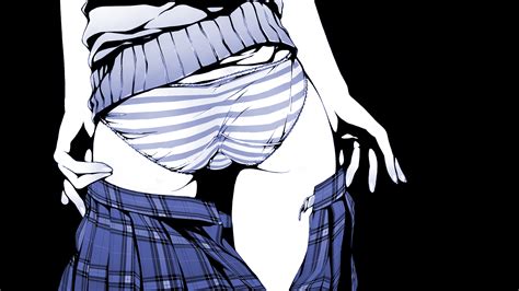 Ass Kantoku Panties Skirt Kurumi Kantoku Anime Girls Anime