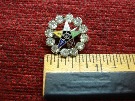 Two Vintage Eastern Star Pins For Your Collection Have A Look